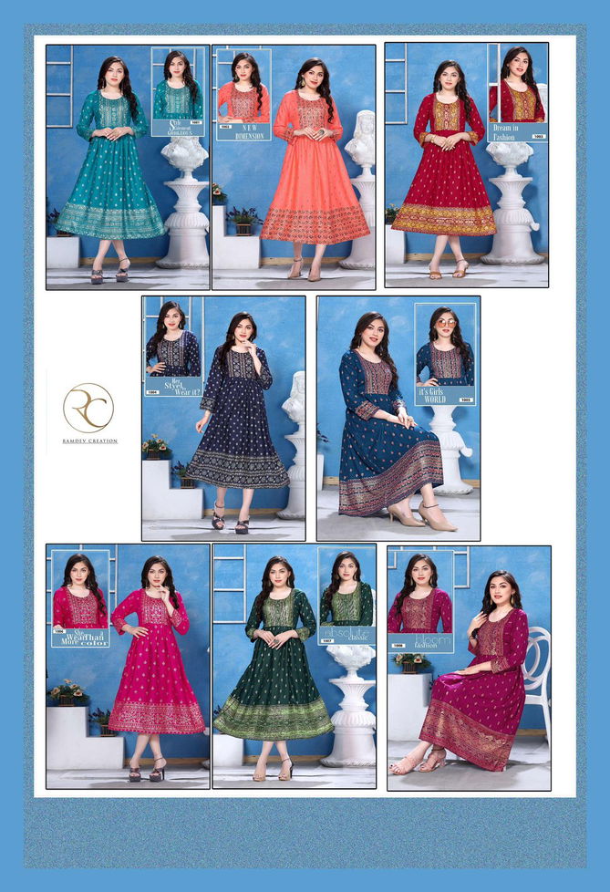 Rc Lakeme 2 Printed Kurtis Catalog